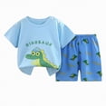 thumbnail image 1 of UAYOTSE Toddler Baby Boy Clothes short Sleeve Color Block Sweatshirt Top Drawstring Pants Set 2Pcs Spring Summer Outfits,Sizes 2-3 Years, 1 of 4