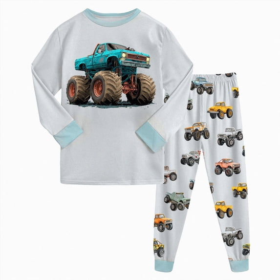 UAYOTSE Toddler Baby Boy Fall Winter Outfits Sweatshirt Casual Pants 2Pcs Clothes Set,Sizes 1-2 Years