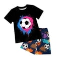 thumbnail image 1 of UAYOTSE Toddler Baby Boy Summer Clothes Set Tops+Pants Dinosaur T-shirt Outfits Cartoon Set Kids Boys Outfits&Set,Sizes 2-3 Years, 1 of 6