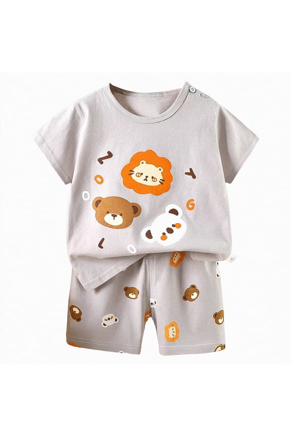 Toddler Baby Boy Summer Winter Clothes Outfits Long Sleeve Sweatshirt Tops Jogger Pants Sets Sweatsuit,Sizes 18-24 Months