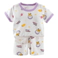 thumbnail image 1 of UAYOTSE Toddler Baby Boys Clothes Summer Outfits Short Sleeve Sweatshirt Tops Pants Set for Girls 6 9 12 18 24 Months 2T 3T 4T,Sizes 2-3 Years, 1 of 6