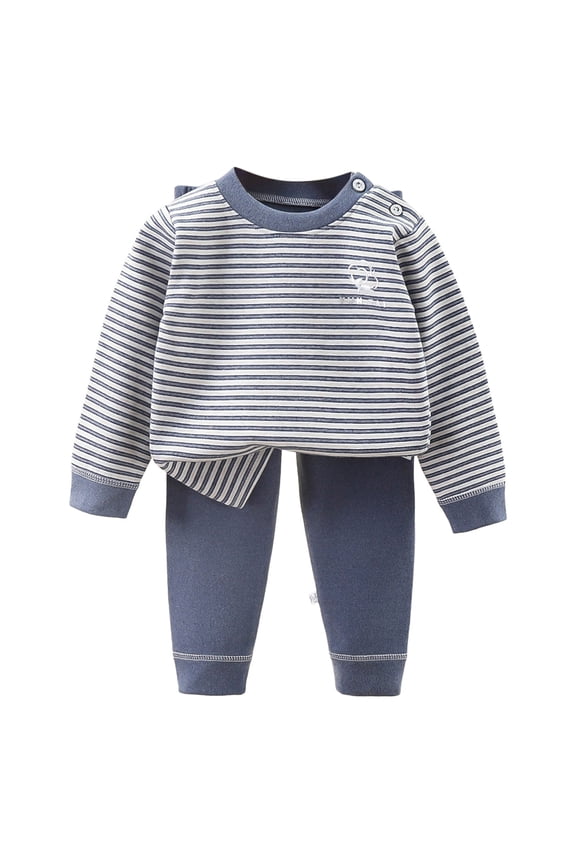 Toddler Baby Girl Clothes 1T 2T 3T 4T 5T Fall Winter Outfits Contrast Color Long Sleeve Sweatshirt + Pants Sets,Sizes 18-24 Months