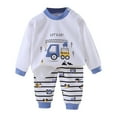 thumbnail image 1 of UAYOTSE Toddler Baby Girl Clothes 3 6 9 12 18 24 Months Fall Outfits Long Sleeve Sweatshirt Tops + Pants Set,Sizes 3-6 Months, 1 of 4