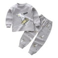 thumbnail image 1 of UAYOTSE Toddler Baby Girl Clothes 6 12 18 24 Months Fall Outfits Long Sleeves Sweatshirt Tops Pants Set 1-5T,Sizes 18-24 Months, 1 of 4