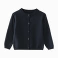 thumbnail image 1 of UAYOTSE Toddler Baby Girls 3 6 9 12 18M 2T 3T Embroidery Open Front Cardigan Long Sleeve Solid Knit Button Down Sweater Tops,Sizes 12-18 Months, 1 of 4