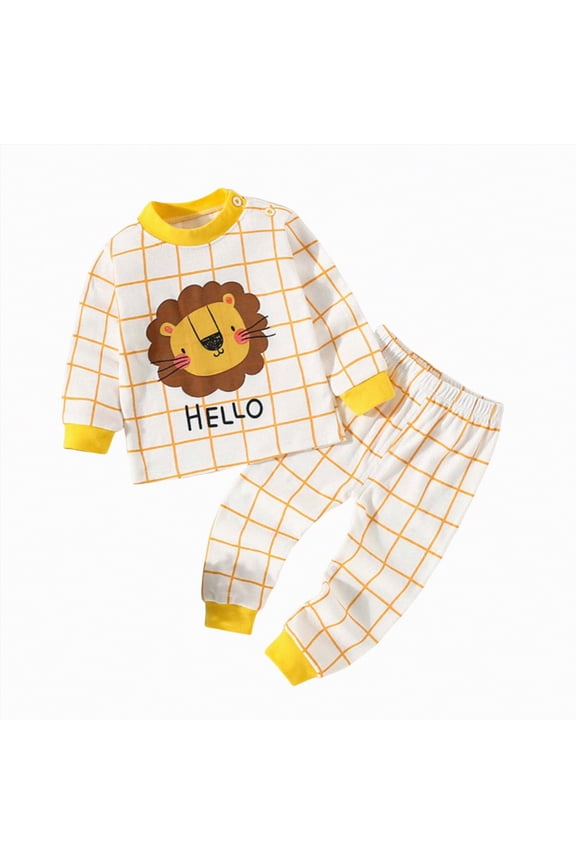 Toddler Boy Clothes Spring Outfits Kid Autumn Spring Hawaiian Print T-Shirt + Elastic Waist Pockets For 1t 2t 3t 4t 5t 6t Cartoon Print 2PCS Set For 1t 2t 3t,Sizes 3-4 Years