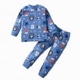 thumbnail image 1 of UAYOTSE Toddler Boy Clothes Spring Outfits Kid Autumn Spring Hawaiian Print T-Shirt + Elastic Waist Pockets For 1t 2t 3t 4t 5t 6t Cartoon Print 2PCS Set For 1t 2t 3t,Sizes 18-24 Months, 1 of 4