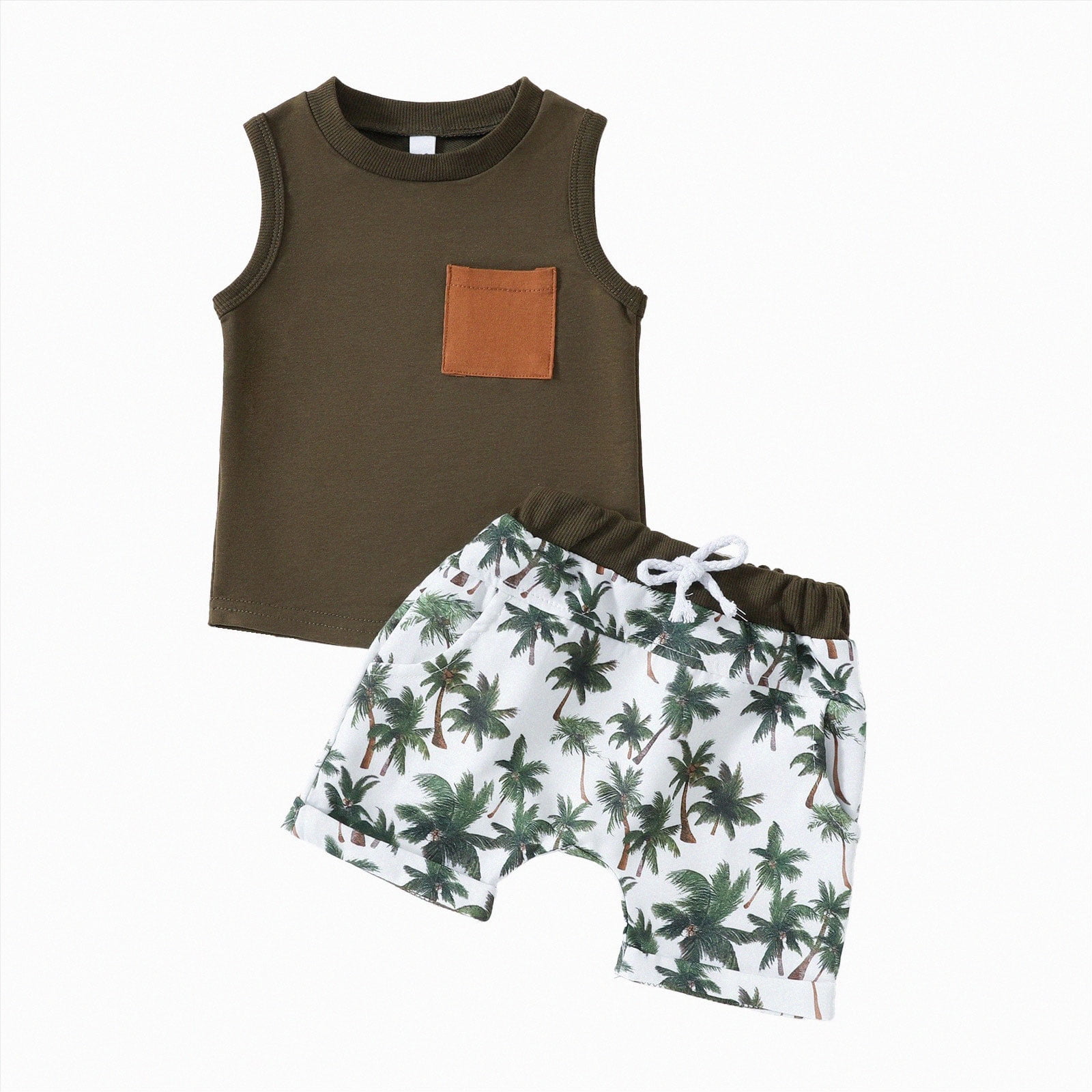 Smokey Tri Star State Toddler Boys Top and Short Set main image 1