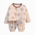thumbnail image 1 of UAYOTSE Toddler Boys Girls Pajamas Cotton Fall Pjs for Boy Jammies Sleepwear Long Sets Boys Girls Clothes Hot ,Sizes 6-12 Months, 1 of 4