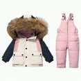 thumbnail image 1 of UAYOTSE Toddler Boys Girls Snowsuits and Ski Bib Pants Outdoor Windproof Suit for Kids Skiing Bibs Outfits,Sizes 12-18 Months, 1 of 6