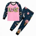 thumbnail image 1 of UAYOTSE Toddler Boys Girls' Spring Pajama Set Pullover Tops Pants Sleepwear Set Pjs Outfits,Sizes 7-8 Years, 1 of 5