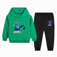 thumbnail image 1 of UAYOTSE Toddler Boys Long Sleeve Hoodie Jogger Set Soft Knit Outfit Home Play Cool Weather Daily Wear Size 9-10 Years, 1 of 4