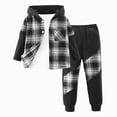 thumbnail image 1 of UAYOTSE Toddler Boys Long Sleeve Print Tops and Pants 2-Piece Kids Fall Winter Outfit Set Size 5-6 Years, 1 of 7