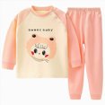thumbnail image 1 of UAYOTSE Toddler Girls Boys Cotton Long Sleeve Top Pants Set 6 12 18 24 Months 2T 3T 4T Fit Soft Casual Home Outfit 2PCS Size 5-6 Years, 1 of 9