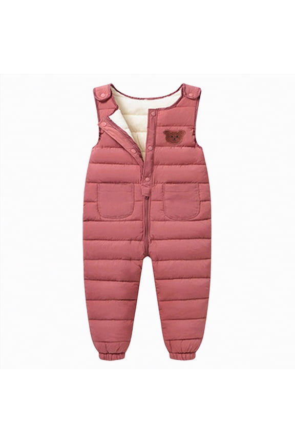 Toddler Kids Snow Ski Bib Overalls Jumpsuit Winter Trousers Warm Pants for Boys Girls,Sizes 2-3 Years