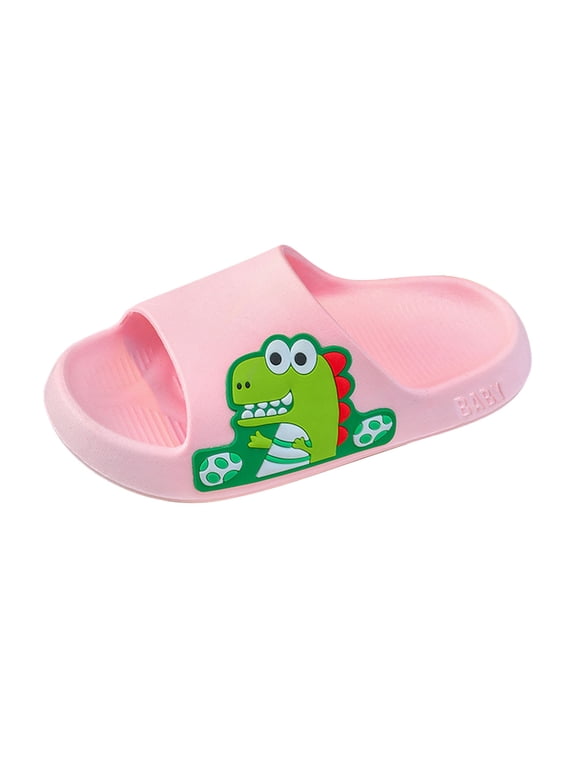 Toddler Slides Slipper Unisex Child Boys & Girls Slide Sandals for Kids Flip Flops Comfy Shower Slippers Beach Garden Shoes,Sizes 13