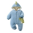 UAYOTSE Toddler Snowsuit Cute Baby Bear Suit Winter Coat Warm Hooded