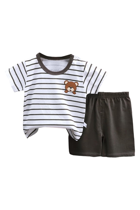Toddler boy Clothes Pullover Sweatshirt Top Pants Outfits Summer Kids boy's Clothing Setsfor boys 6 9 12 18 24 Months 2T 3T 4T Summer Outfit,Sizes 18-24 Months