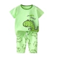 thumbnail image 1 of UAYOTSE Toddler boys Kids Pajamas Pjs short Sleeve Snug fit 12M-8Y 2pcs Soft Loungewear short sleeve Pjs,Sizes 10-13 Years, 1 of 5
