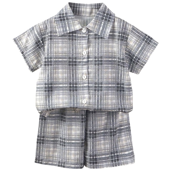 UAYOTSE Toddler boys Pajamas Set short Sleeve Pjs Baby Kids Sleepwear Cotton Summer 1-7 Years Pajamas & Dailywear Set short sleeve Pjs,Sizes 5-6 Years
