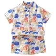 thumbnail image 1 of UAYOTSE Toddler boys Pajamas Set short Sleeve Pjs Baby Kids Sleepwear Cotton Summer 1-7 Years Pajamas & Dailywear Set short sleeve Pjs,Sizes 9-10 Years, 1 of 7