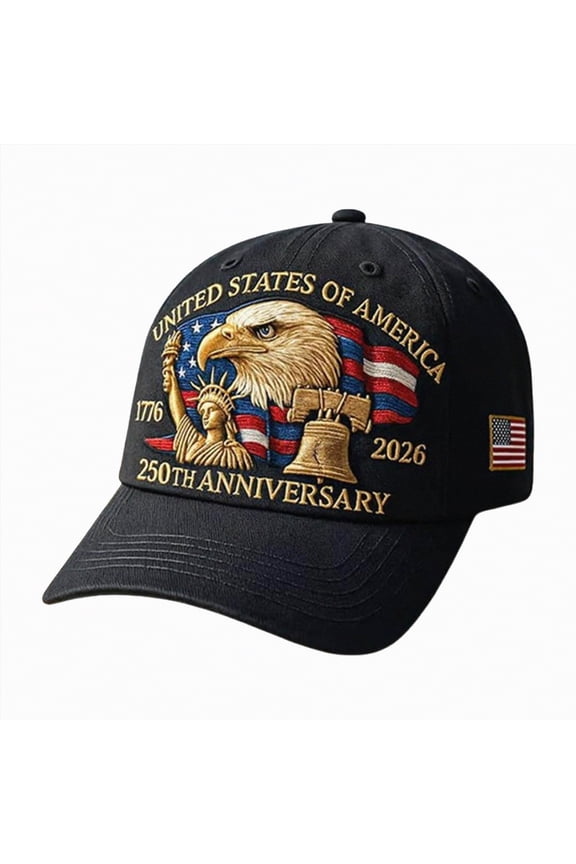 United States 250th Anniversary Hat Adjustable Print Marine Corp Veterans Hat Retro Washed Caps