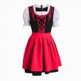 thumbnail image 1 of UAYOTSE Women Oktoberfest Dress, Bavarian Dirndl Costume with Blouse and Apron, German Festival Party Dress for Women, 1 of 7