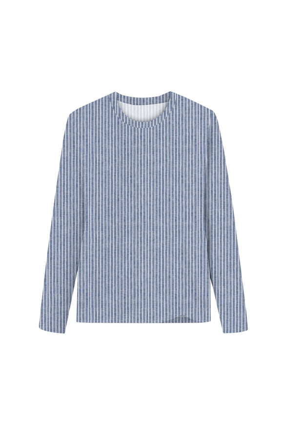 Women Printed Tshirts Casual Long Sleeve Blouses Soft Trendy Crew Neck Shirts Petite Loose Fit Tunics Graphic Tees Tops,Sizes M