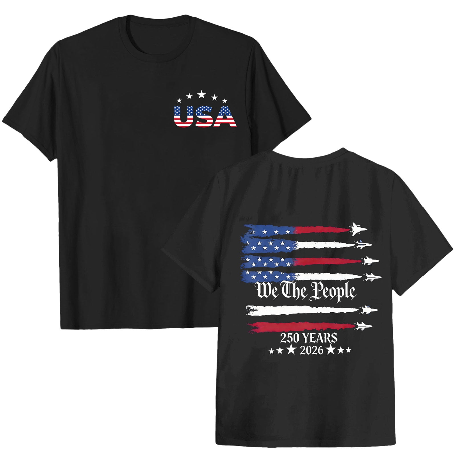 UAYOTSE Women Summer Breathable Graphic Tee Short Sleeve Patriotic ...