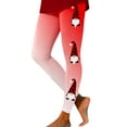 thumbnail image 1 of UAYOTSE Women's Leggings Cotton Christmas Print Tights Leggings Control Yoga Sport Leggings for Women High Waisted Leggings,XL Red, 1 of 5
