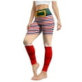 thumbnail image 1 of UAYOTSE Womens Christmas Halloween Leggings Print Tights Leggings Control Yoga Sport Leggings for Women High Waisted Leggings(XXL,C216-Hot Pink), 1 of 7
