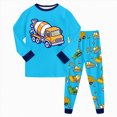 thumbnail image 1 of UAYOTSE baby boys Long Sleeve Top and Pants Snug Fit Spring 2 Piece Pajama Set,Sizes 7-8 Years, 1 of 6