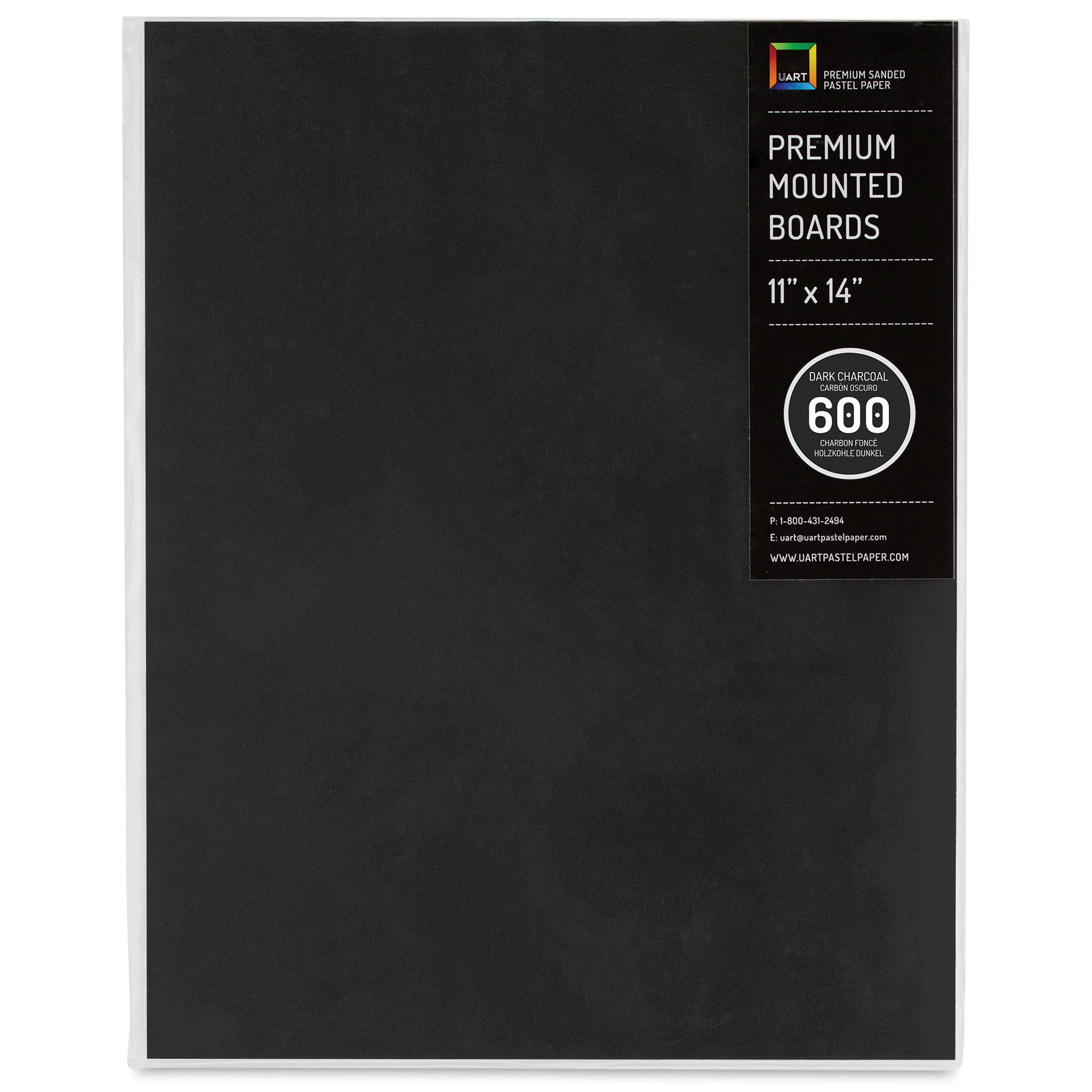 US Art Supply 11 in. x 14 in. Premium Black Heavyweight Paper Spiral Bound  Sketch Pad, 140gsm, 64 Pound, 30 Sheets 