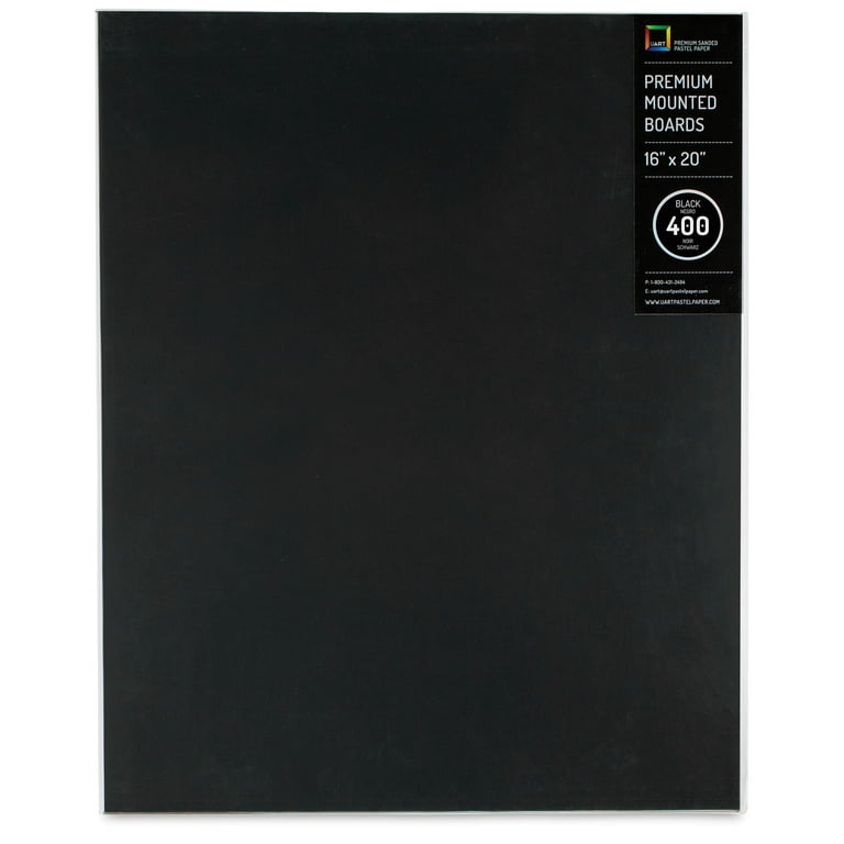 UArt Premium Sanded Pastel Paper Board - 16 x 20, Dark, 400 Grit