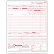 UB-04 CMS 1450 Health Hospital Insurance Claim Form, Laser 8-1/2 x 11 100 Forms Per Pack
