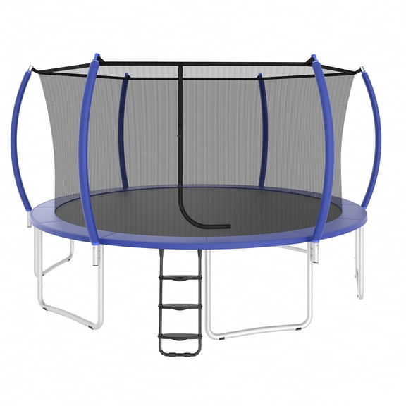UB 14FT Trampoline Inner Safetynet with Powder Coating - Blue - Pumpkin A+B