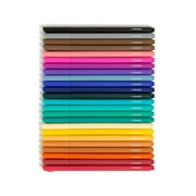 U Brands Fine Liners Felt Tip Pens, 24 Count, Fine 5mm Point, Assorted Color Ink, Office Desk Accessories