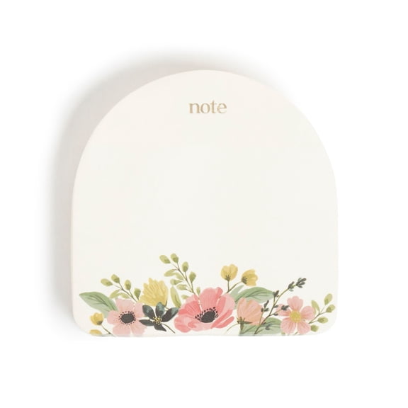 U Brands Sticky Notes, 3 x 3 in., 100 Sheets, Floral, Multicolor