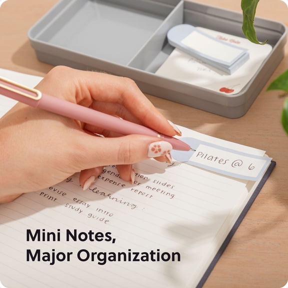 U Brands Sticky Notes and Tabs, Set of 4, 200 Sheets Total, Multi-Color