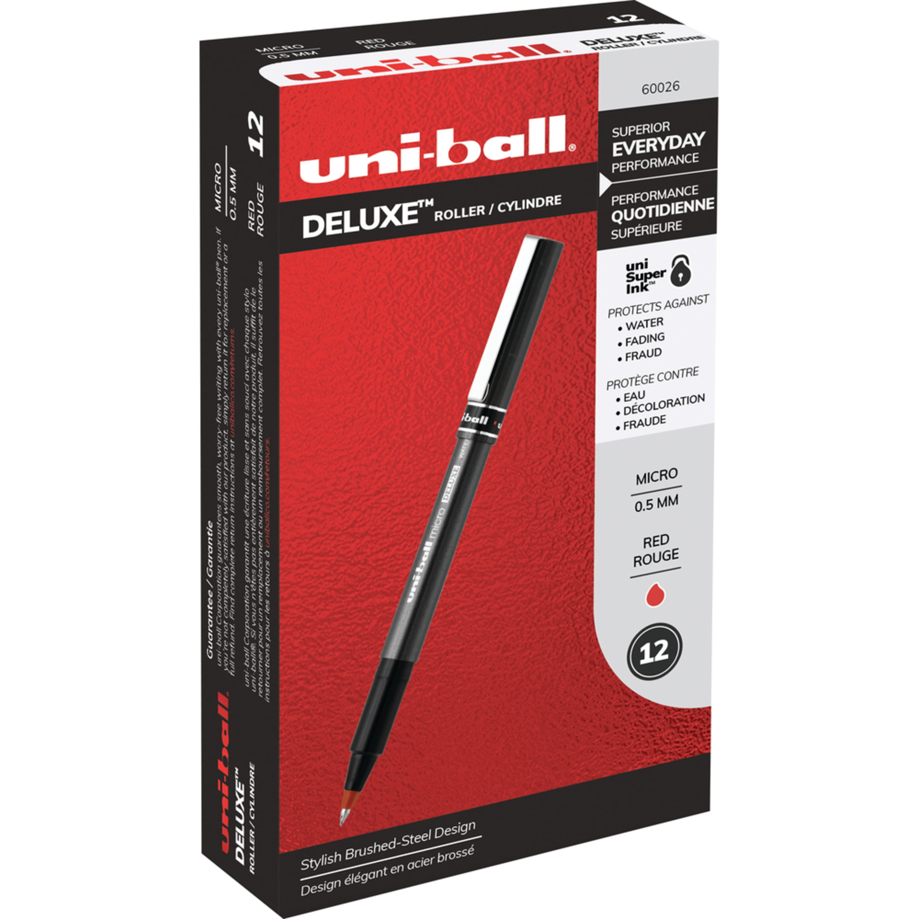 UB DELUXE ROLLER PEN OS MICRO RED