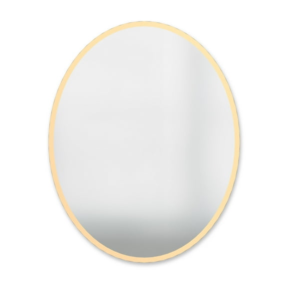 U Brands, Magnetic Locker Mirror, Oval, 1 Count