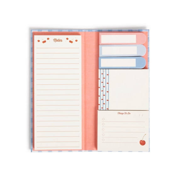 U Brands Sticky Notebook, Assorted Colors, 7" x 0.71" x 3.03"