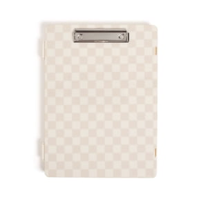 U Brands Storage Clipboard with Compartments, Vanilla Check