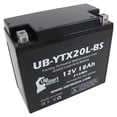 thumbnail image 1 of UB-YTX20L-BS Battery Replacement for 1999 Harley-Davidson FXD/FXST Series (Dyna) 1340 CC Motorcycle - Factory Activated, Maintenance Free, Motorcycle Battery - 12V 18AH, UpStart Battery Brand, 1 of 4