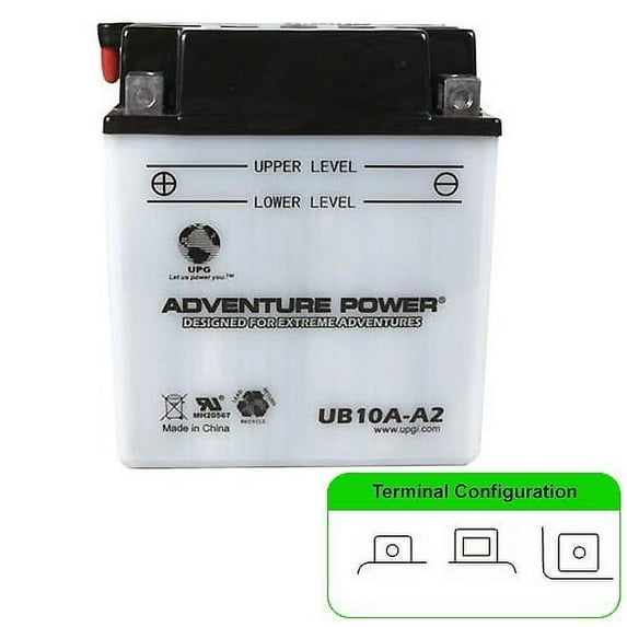 UB10A-A2 12V 11AH 160CCA SLA BATTERY REPLACES YB10A-A2
