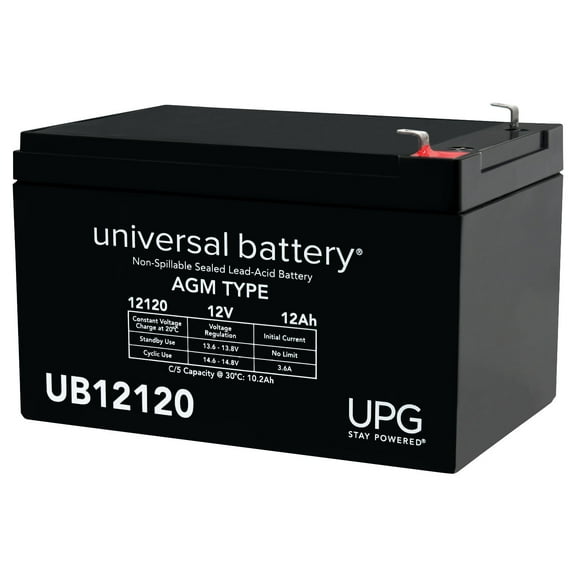 UB12120 12VOLT 12V 12AH - PRIDE MOBILITY SONIC BATTERY REPLACEMENT