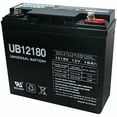 thumbnail image 1 of UB12180 12V 18AH SLA Internal Thread Battery for Craftsman Black  Lawn Mower, 1 of 1