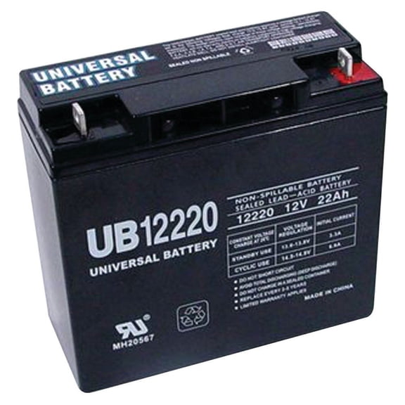 UB12220 12V 22Ah Rascal 320, 500 T, 500T Battery