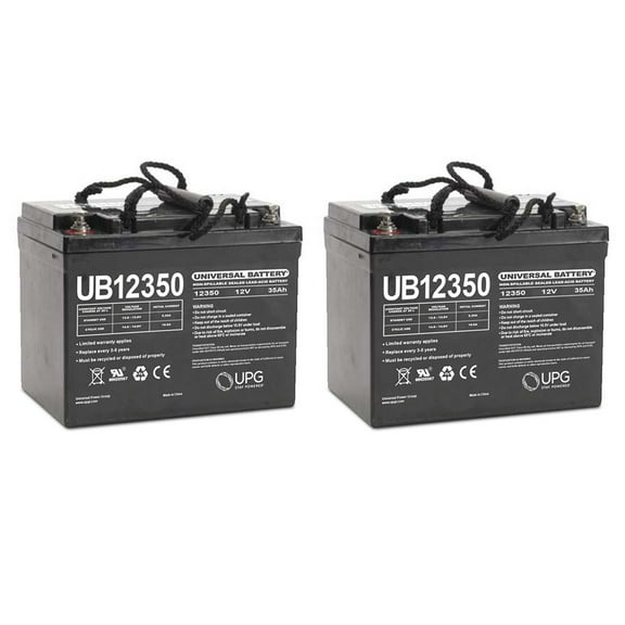 UB12350 12V 35AH Internal Thread Battery for Golden Tech AGM1248T - 2 Pack