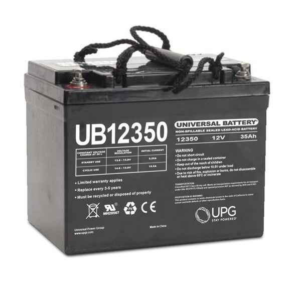 UB12350 12V 35AH SLA BATTERY INTERNAL THREAD TERMINAL